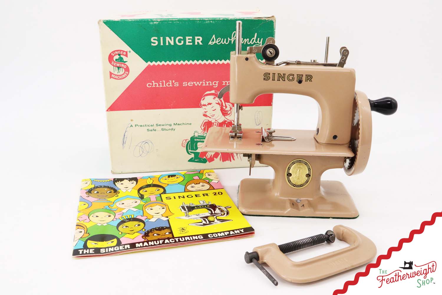 Singer Sewhandy Model 20 - Beige, Complete Set! Holiday Faire 2025