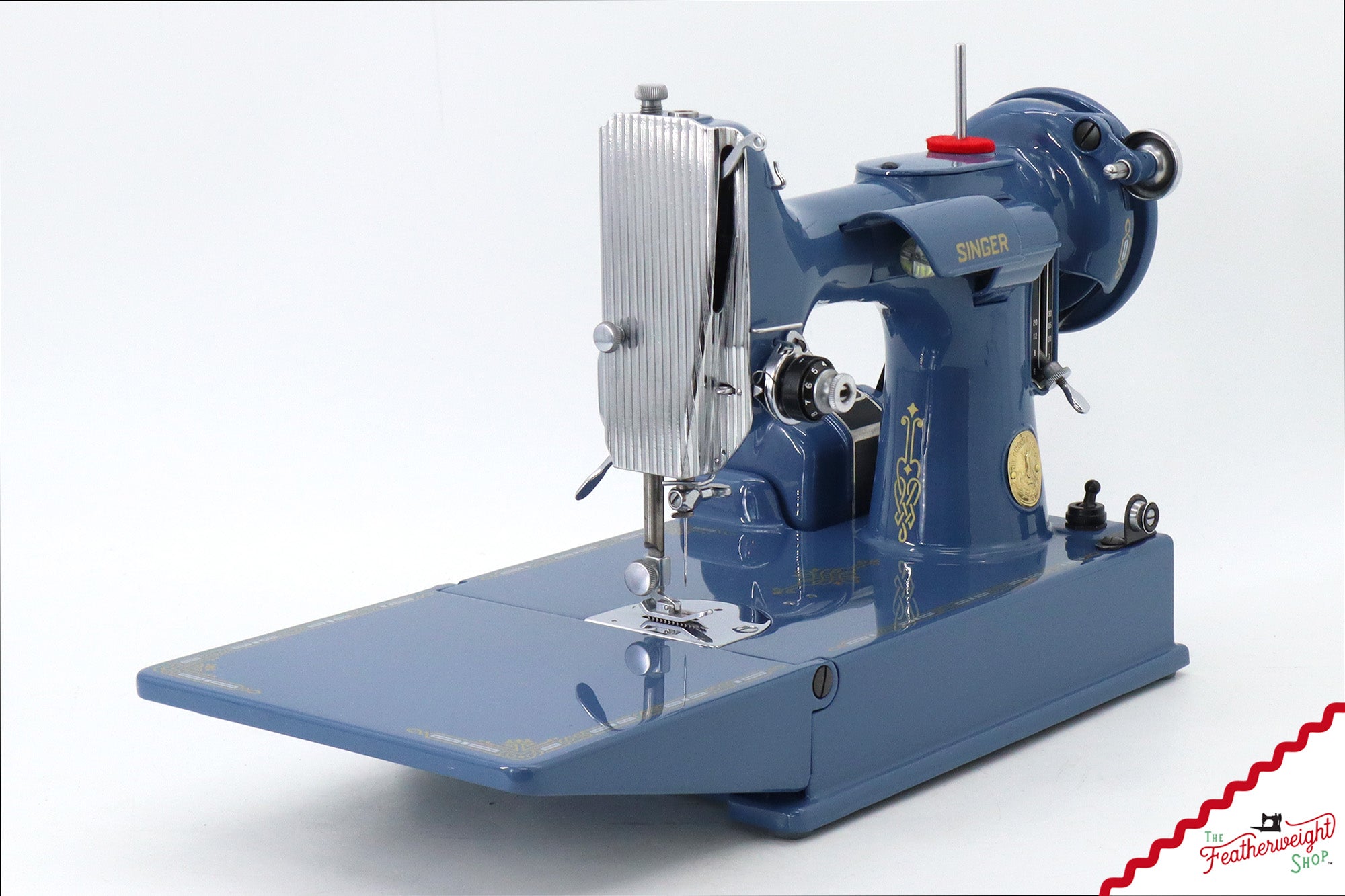 Singer Featherweight 221, AH644*** - Fully Restored in Denim