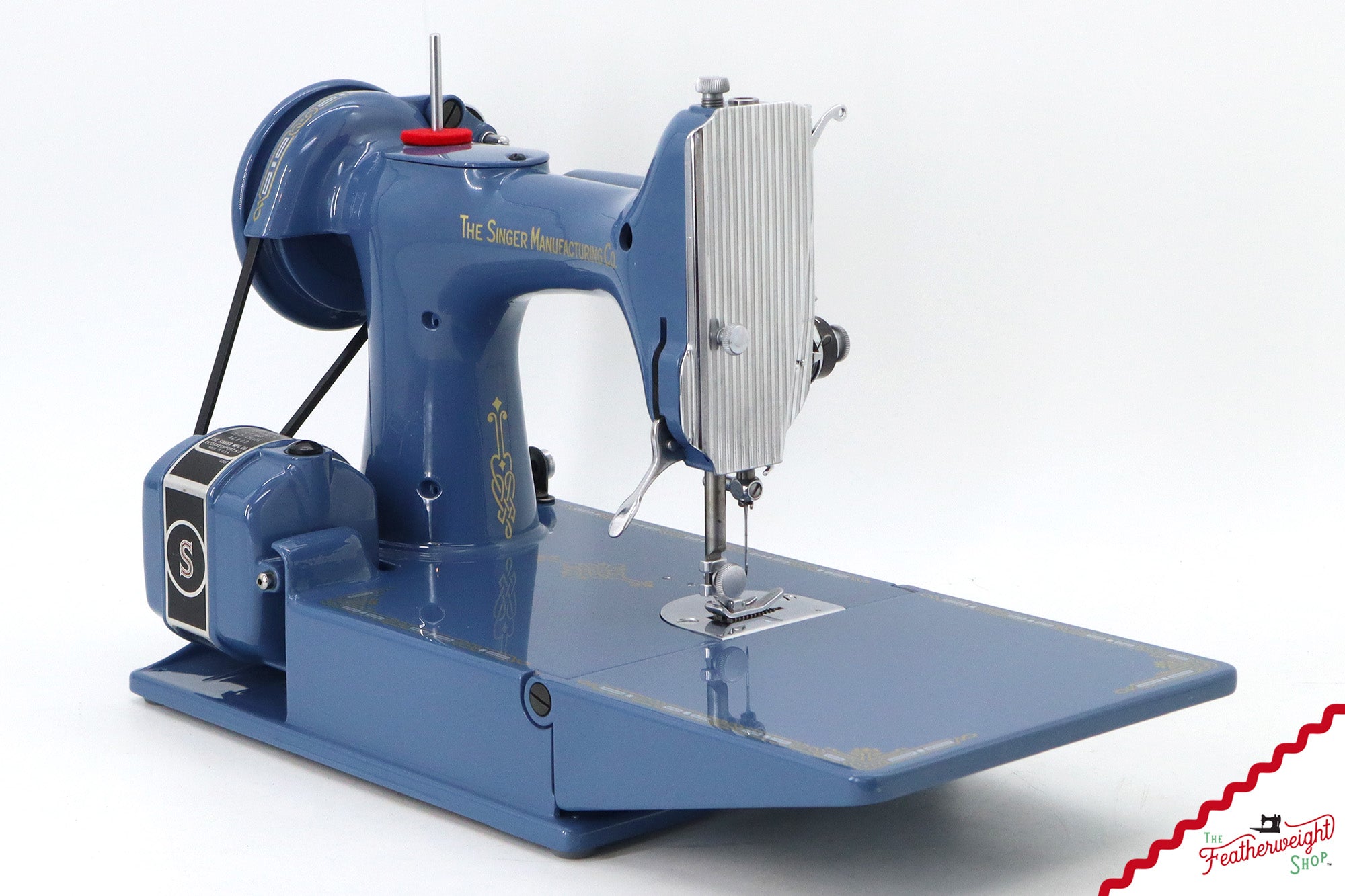 Singer Featherweight 221, AH644*** - Fully Restored in Denim