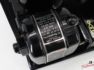 Load image into Gallery viewer, Singer Featherweight 222K Sewing Machine, Red &#39;S&#39; - EP54333* - 1959