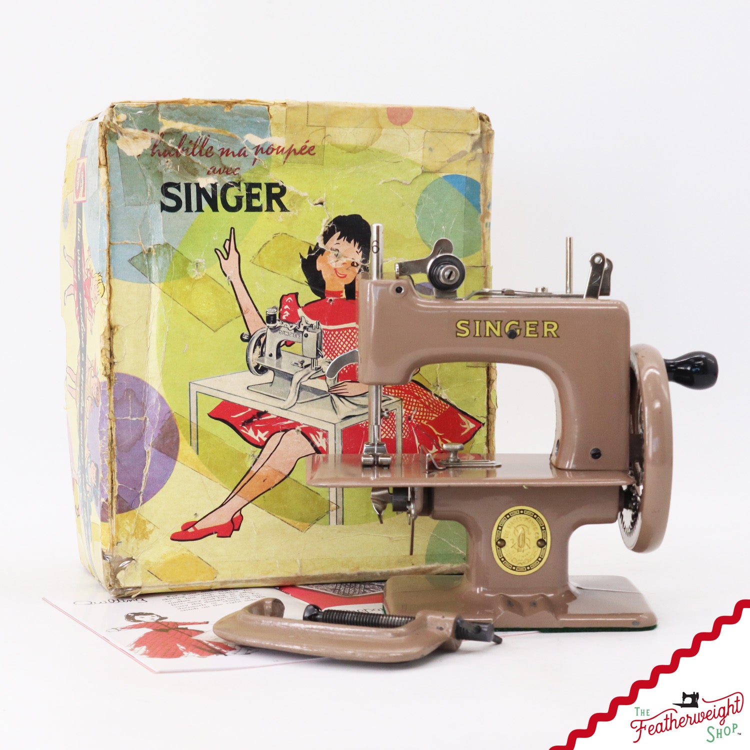 Singer Sewhandy Model 20-10 - Safari Brown, Complete Set! September Faire, 2025