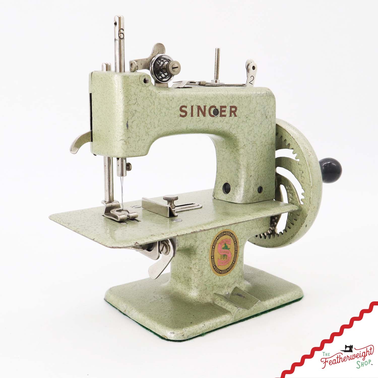 Singer Sewhandy Model 20, Hammered Green - October 2025, Faire
