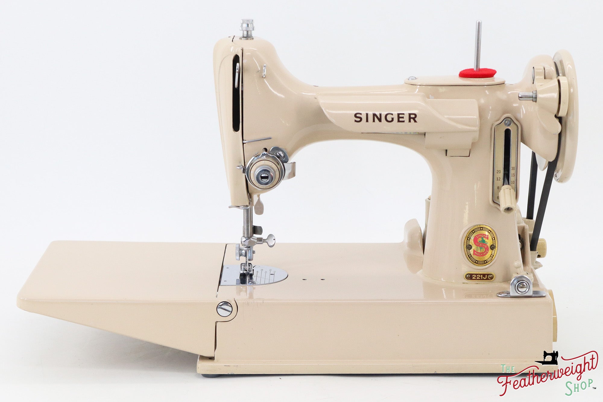 Singer Featherweight 221J Sewing Machine, Tan - JE1525**