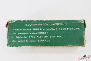 Box, Attachments French RARE Singer - Empty (Vintage Original)