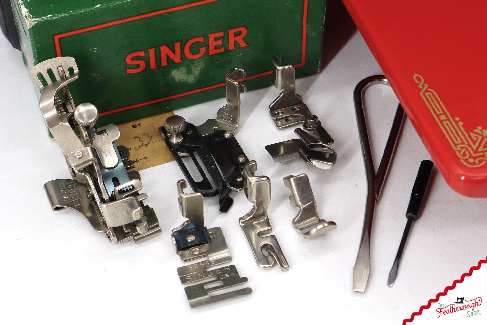 Singer Featherweight 221 AG540*** - Fully Restored in Liberty Red