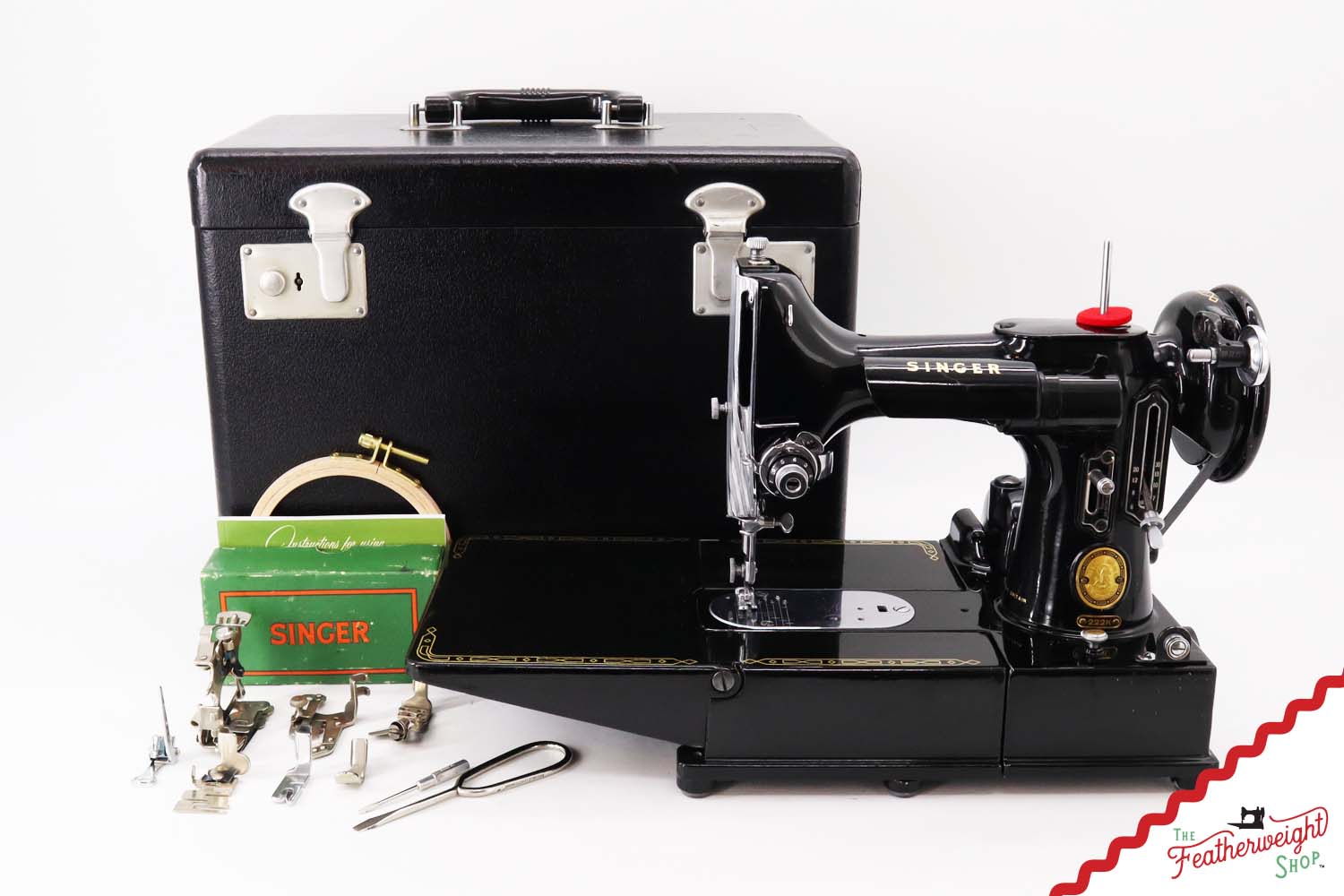 Singer Featherweight 222K Sewing Machine - EK6360**, 1955