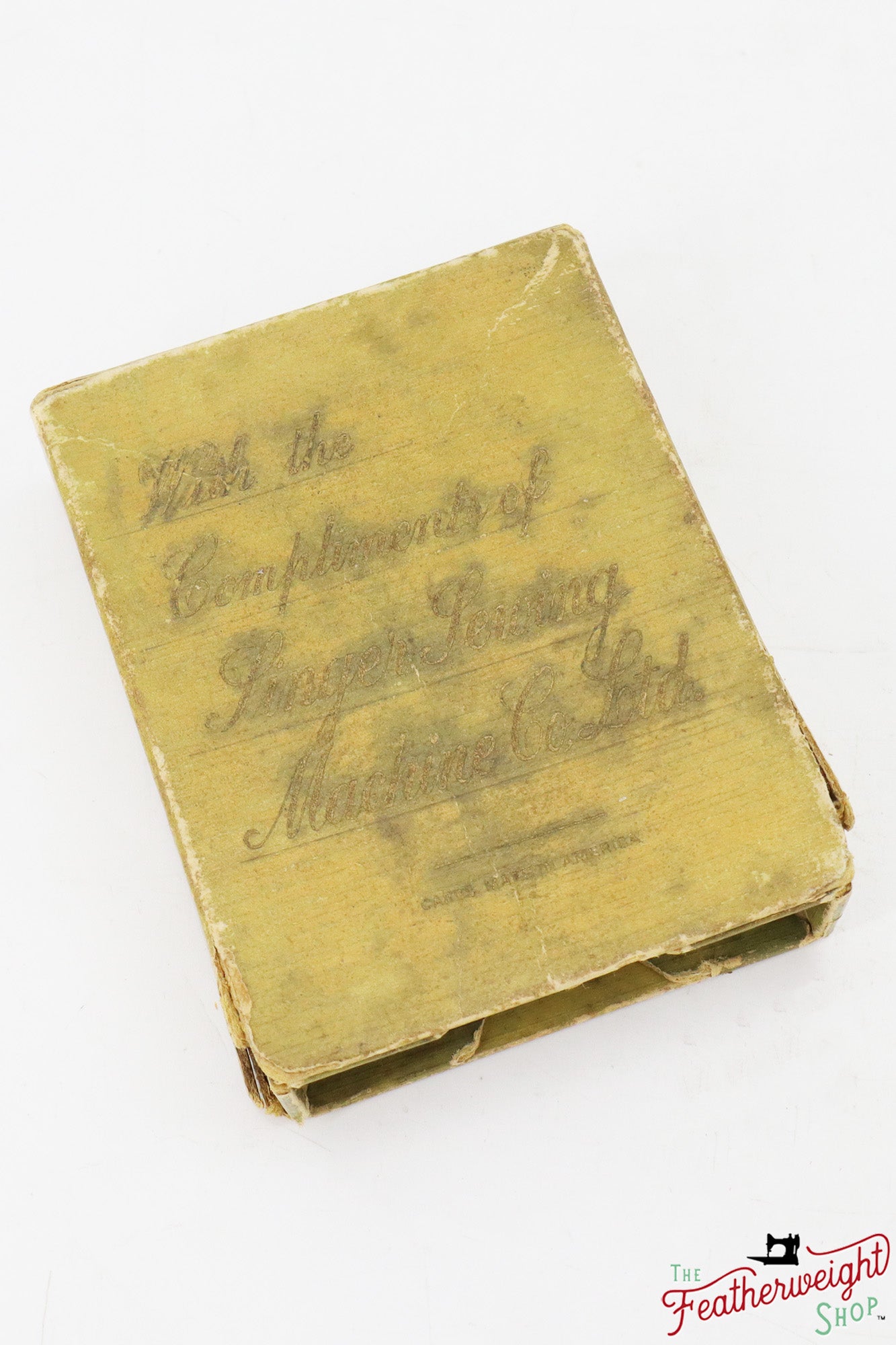 Playing Cards - RARE Singer (Vintage Original) – The Singer Playing Cards - RARE Singer (Vintage Original) – The Singer