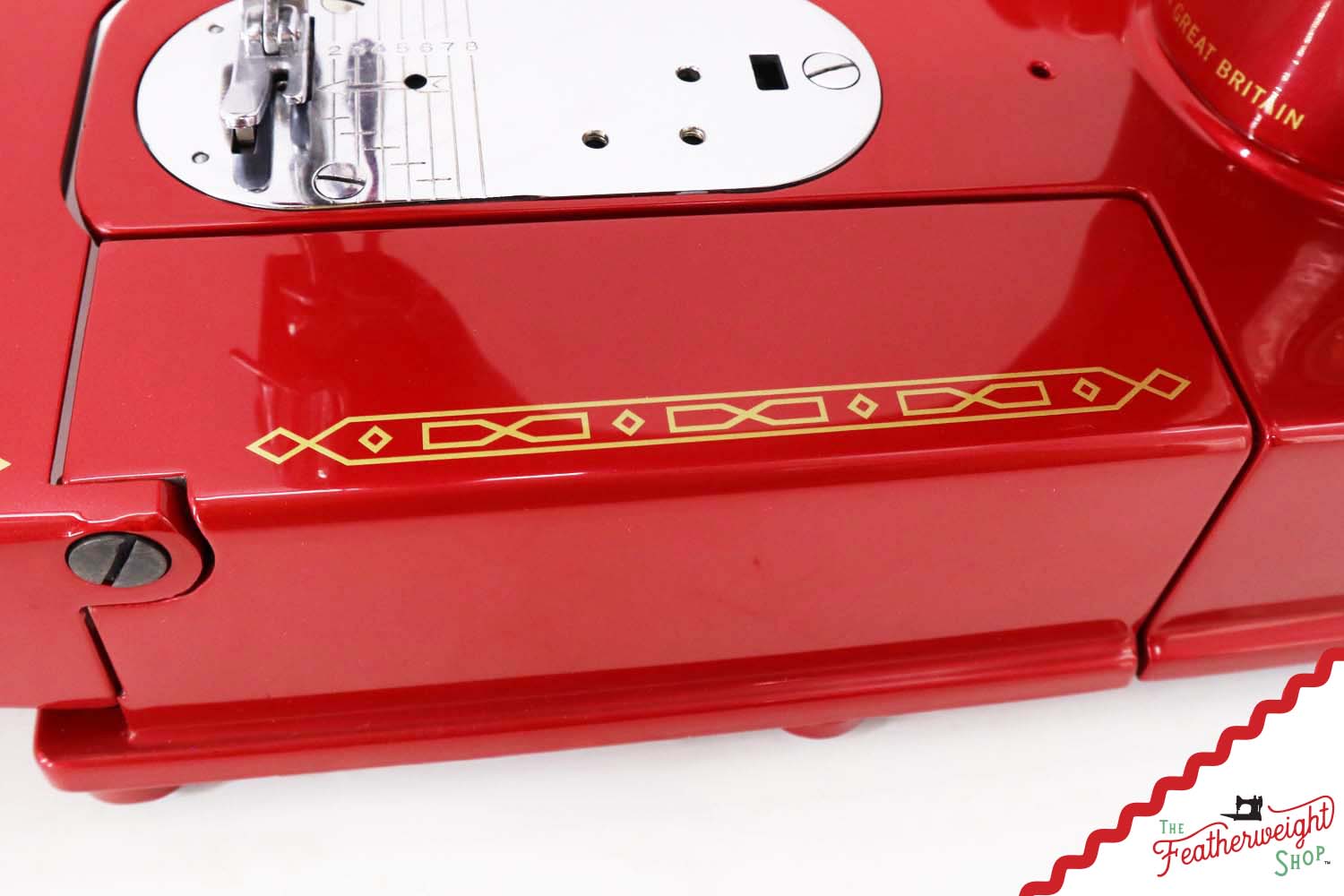 Singer Featherweight 222K - EP1310** - Fully Restored in Candy Apple Red