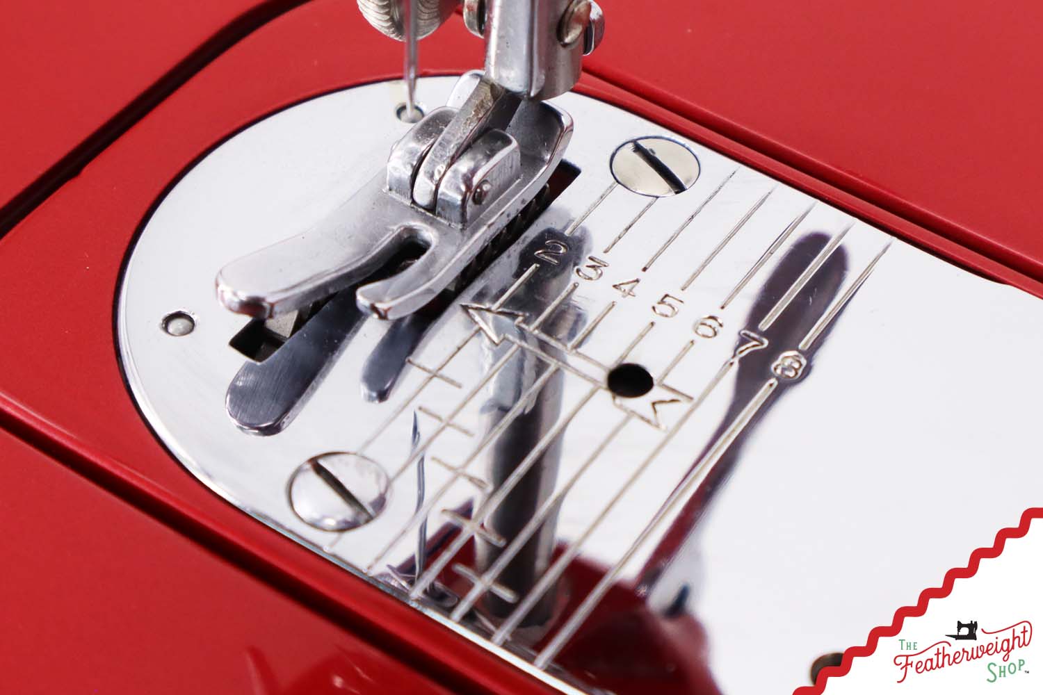 Singer Featherweight 222K - EP1310** - Fully Restored in Candy Apple Red