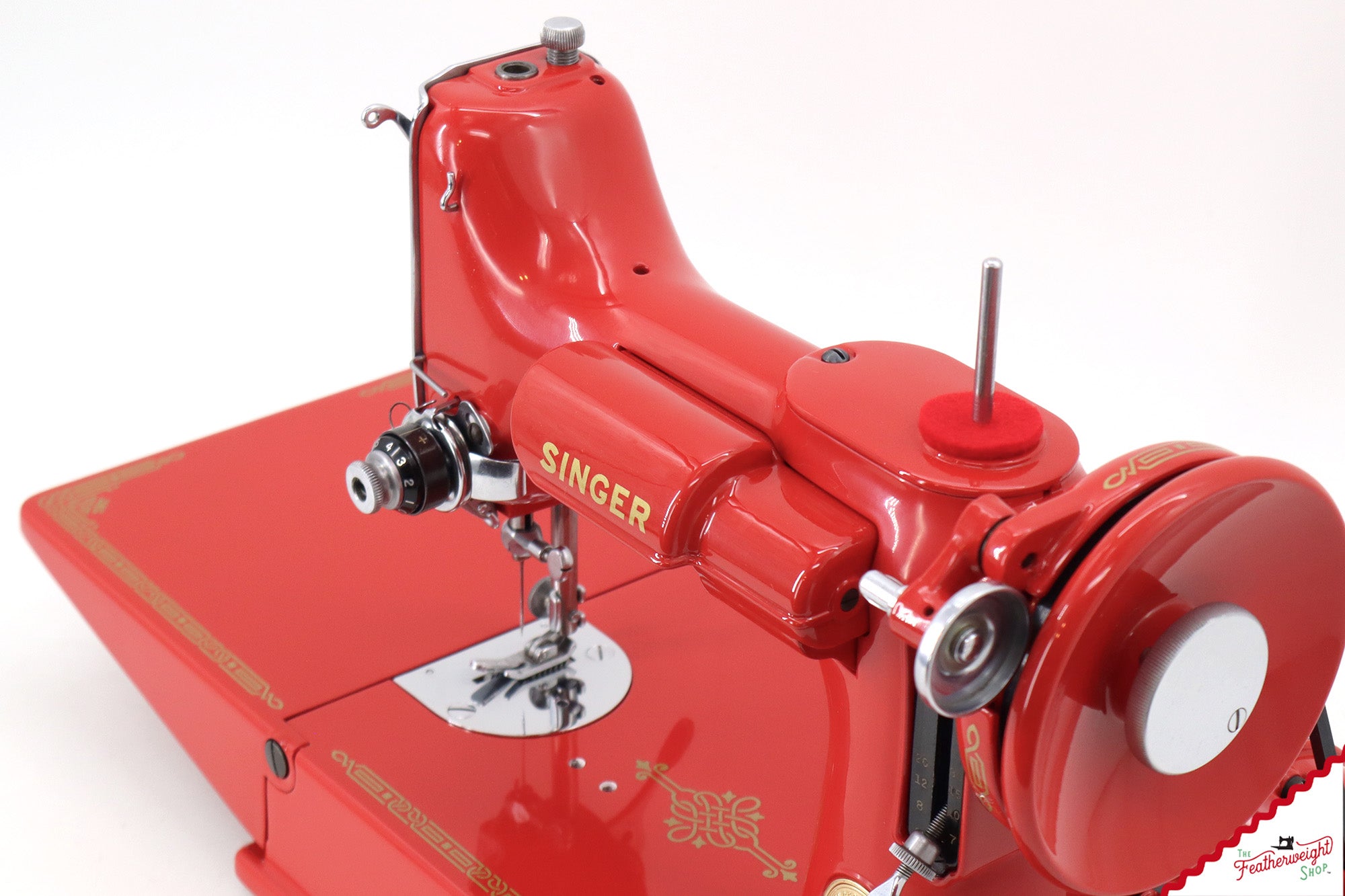 Singer Featherweight 221 AG540*** - Fully Restored in Liberty Red