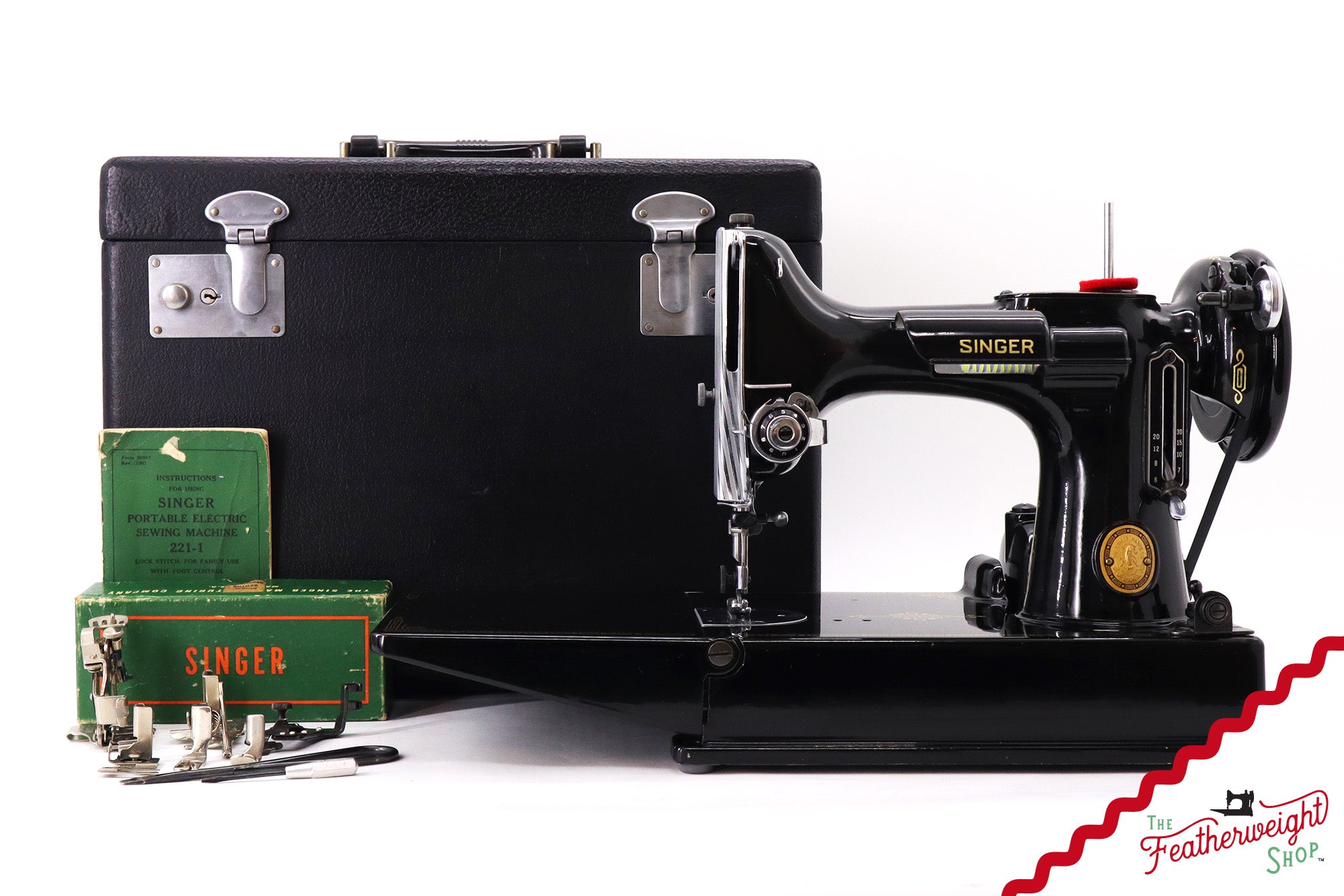 Singer Featherweight 221 Sewing Machine, AK988*** - 1952