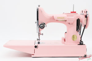 Singer Featherweight 221, AJ205*** - Fully Restored in Rosy Posy Pink