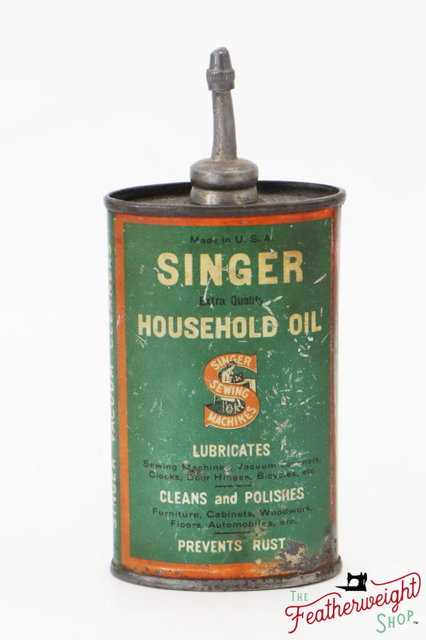Oil Can, Household Oil Singer (Vintage Original) The Singer