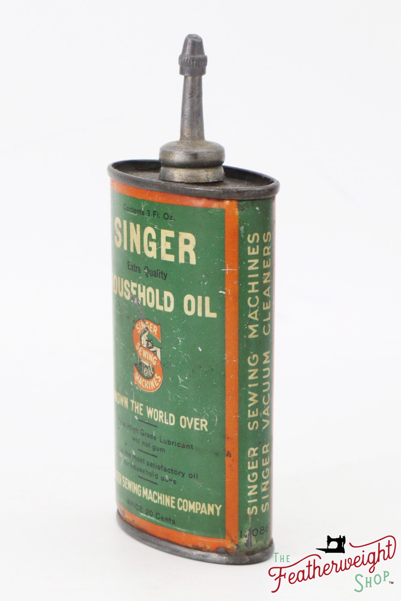 Oil Can, Household Oil - Singer (Vintage Original)