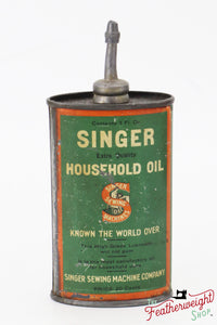 Oil Can, Household Oil - Singer (Vintage Original)