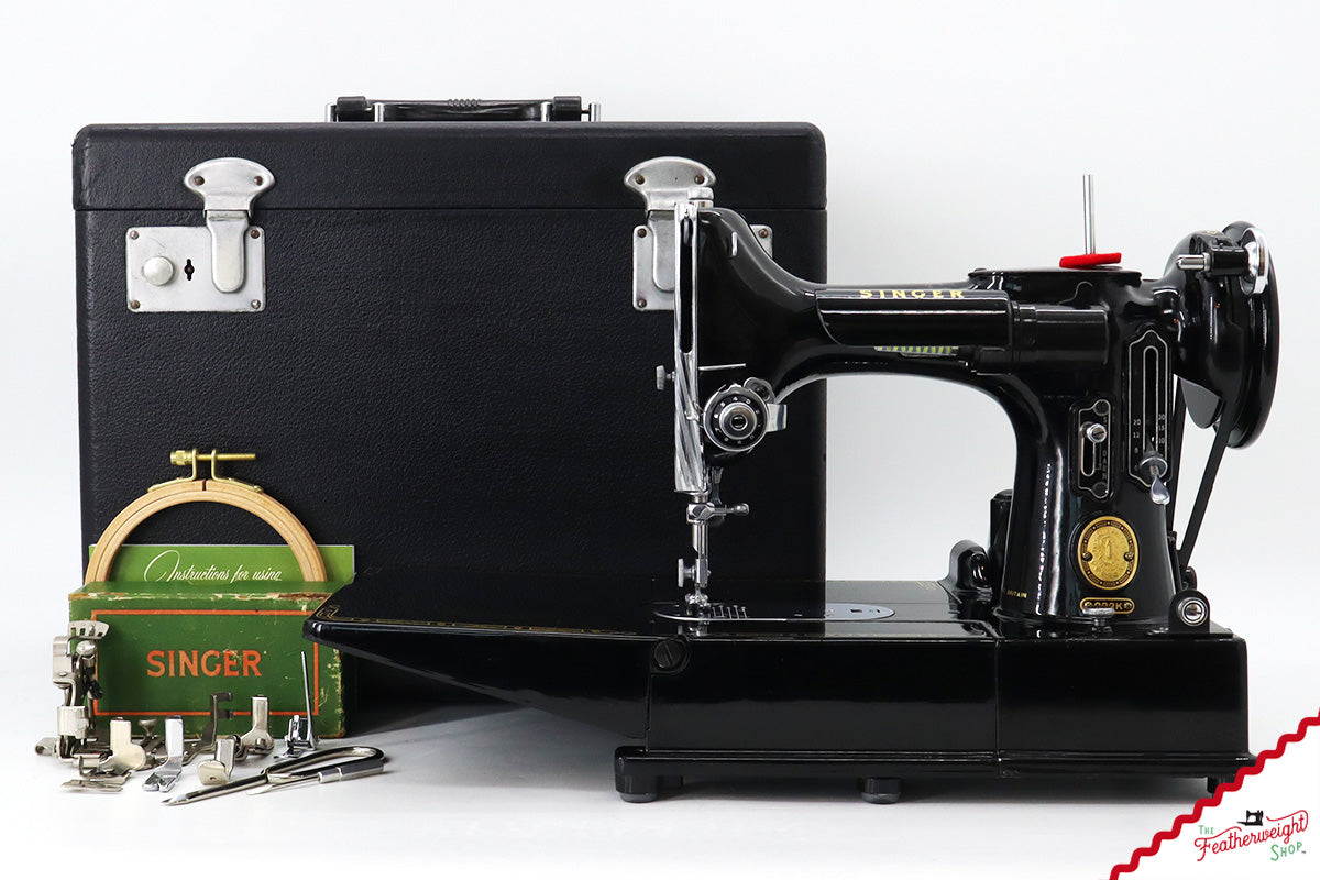 Singer Featherweight 222K Sewing Machine - EK3244**, 1955