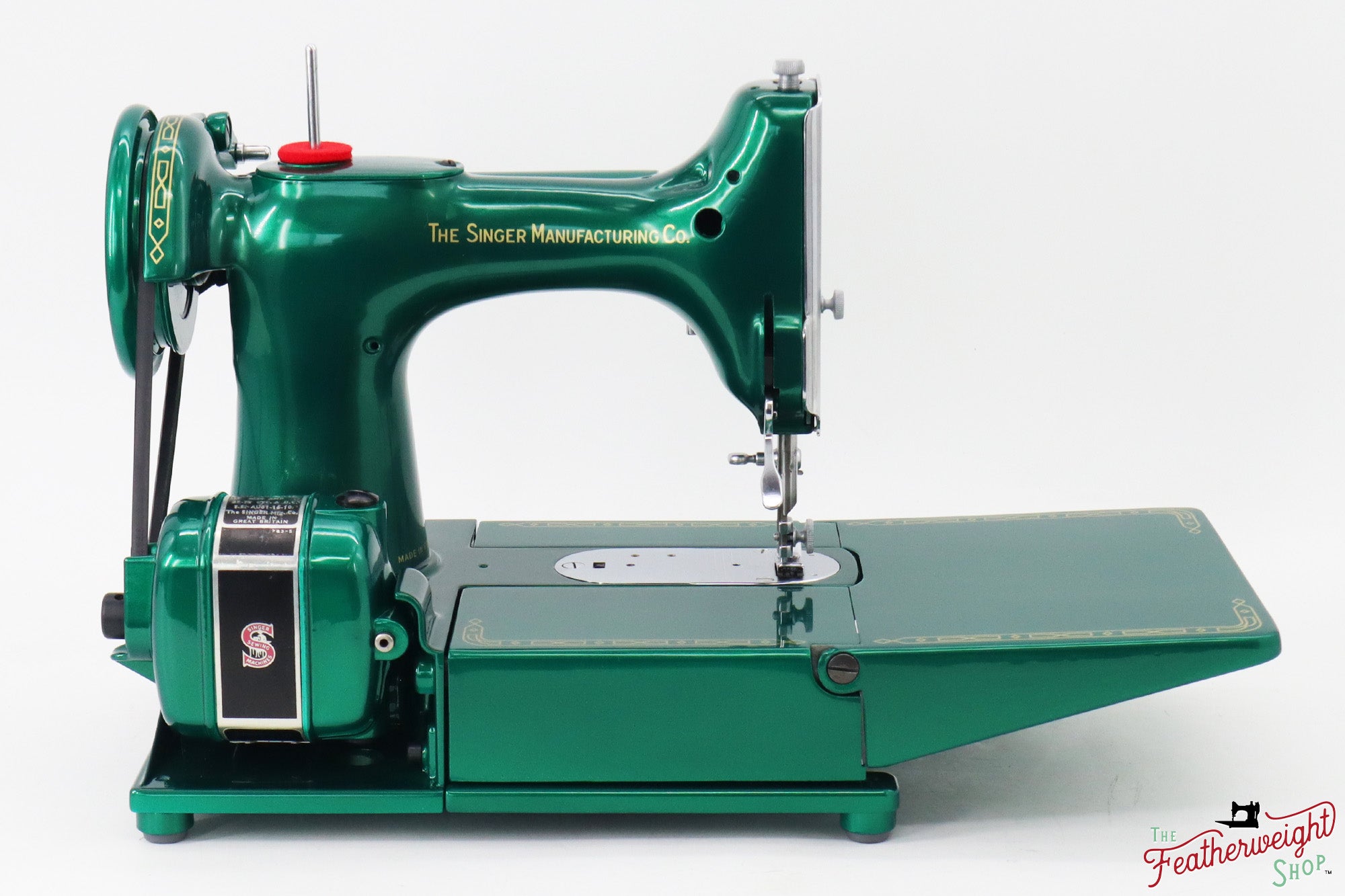 Singer Featherweight 222K - EP7607** - Fully Restored in Emerald Green