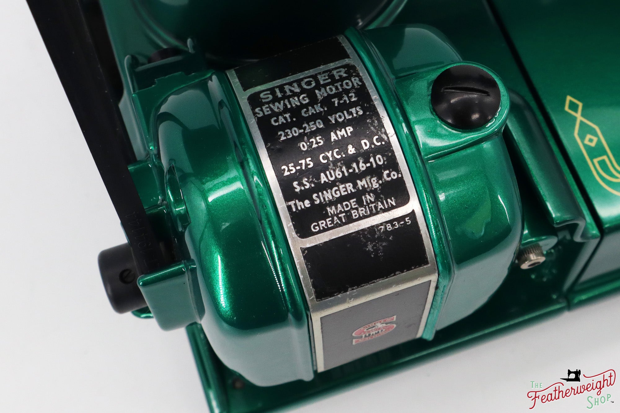 Singer Featherweight 222K - EP7607** - Fully Restored in Emerald Green