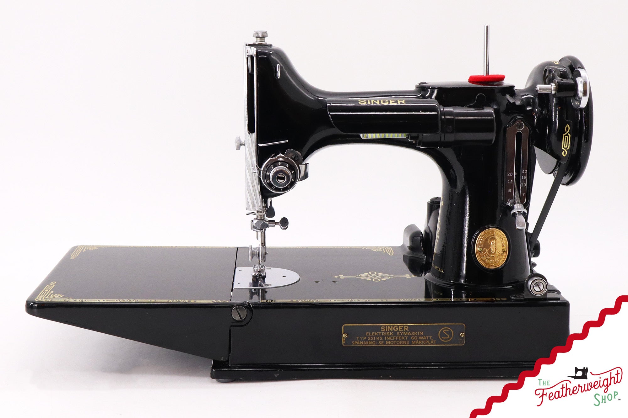 Singer Featherweight Swedish 221K Sewing Machine, EH00555*