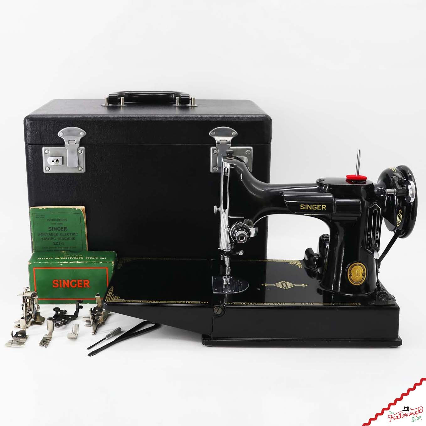 Singer Featherweight 221 Sewing Machine, AL401*** - 1953
