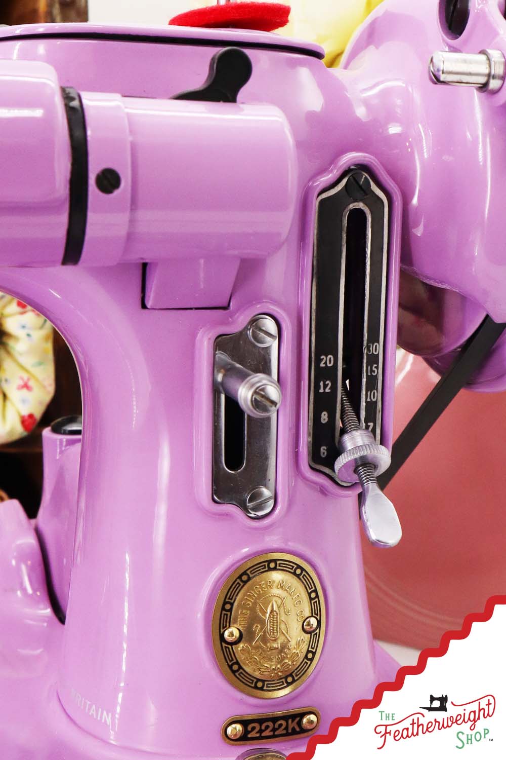 Singer Featherweight 222K - EL18464* - Fully Restored in Lilac