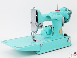 Load image into Gallery viewer, Singer Featherweight 221, AD791*** - Fully Restored in Tiffany Blue
