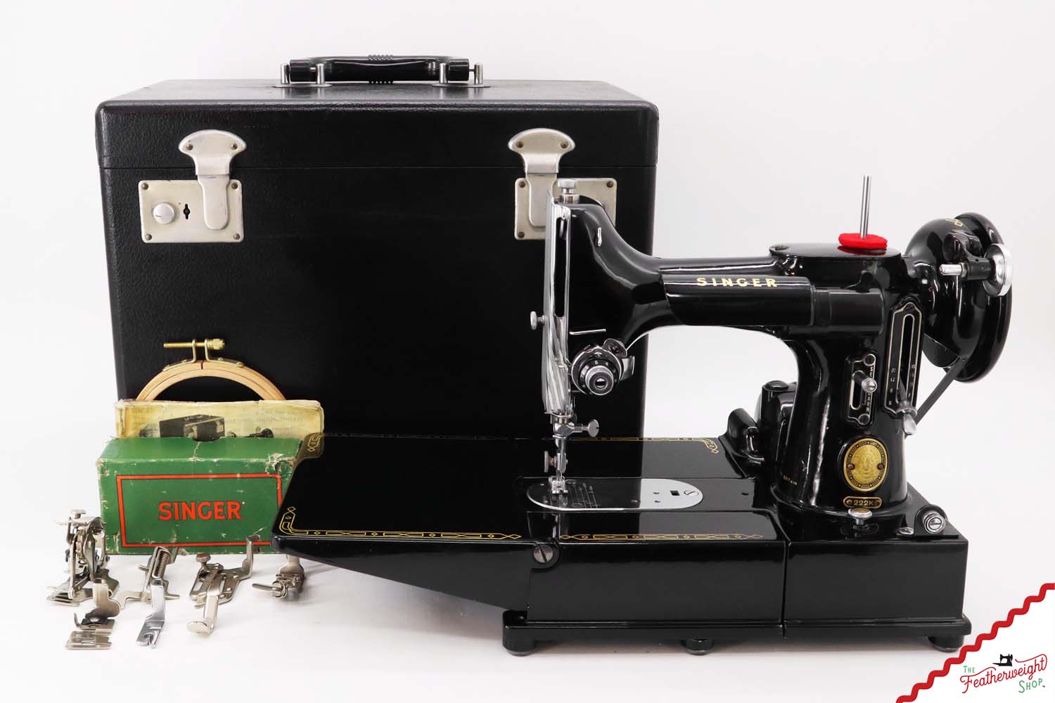 Singer Featherweight 222K Sewing Machine - EK6321**, 1955