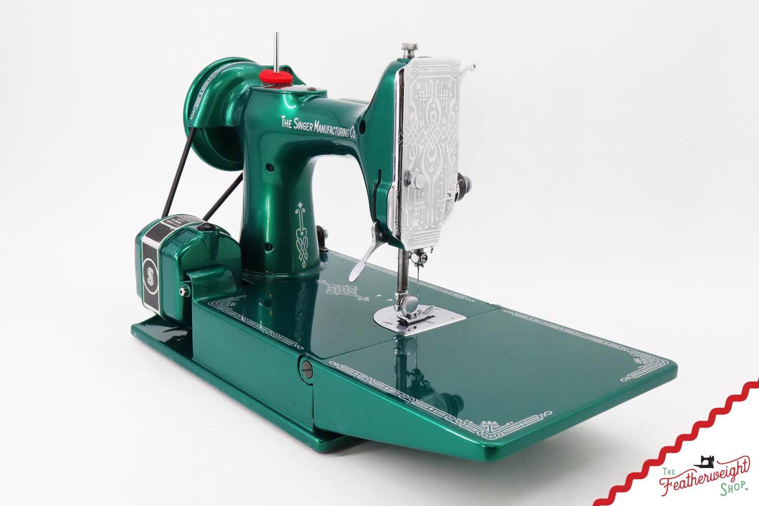 Singer Featherweight 221 AH053*** - Fully Restored in Emeral Green