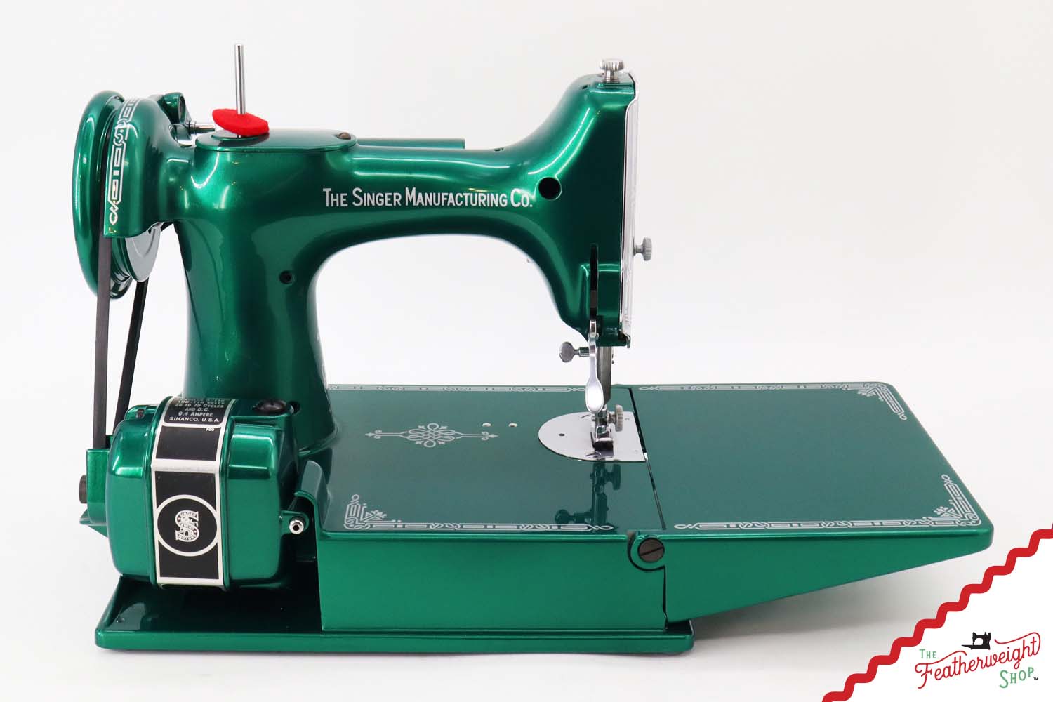 Singer Featherweight 221 AH053*** - Fully Restored in Emeral Green