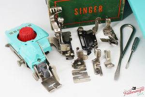 Singer Featherweight 221, AH334*** - Fully Restored in Tiffany Blue