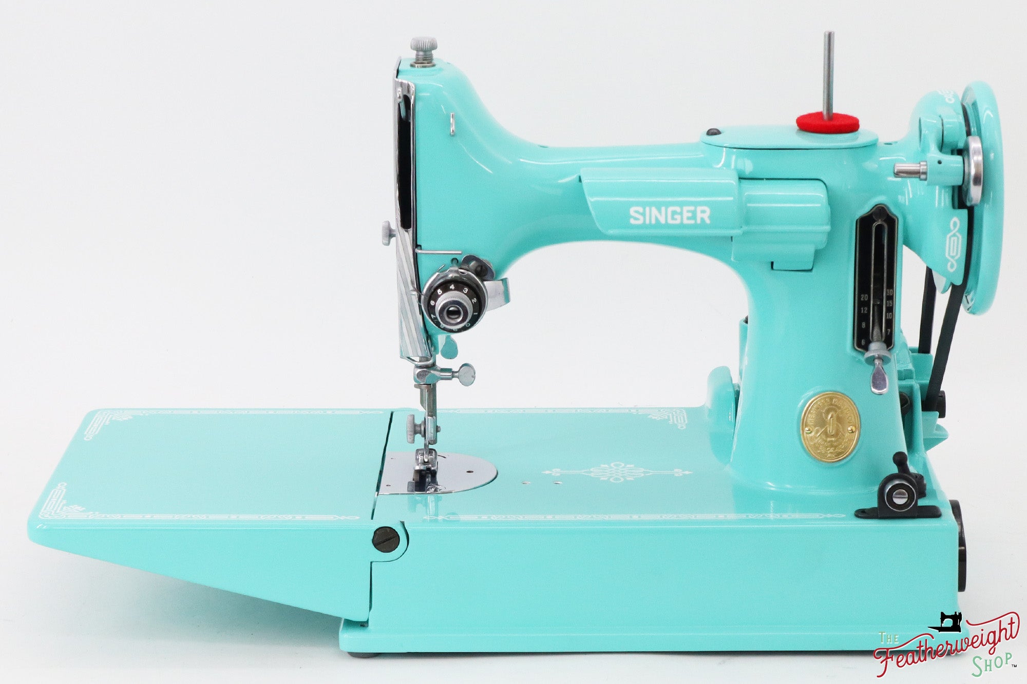 Singer Featherweight 221, AH334*** - Fully Restored in Tiffany Blue