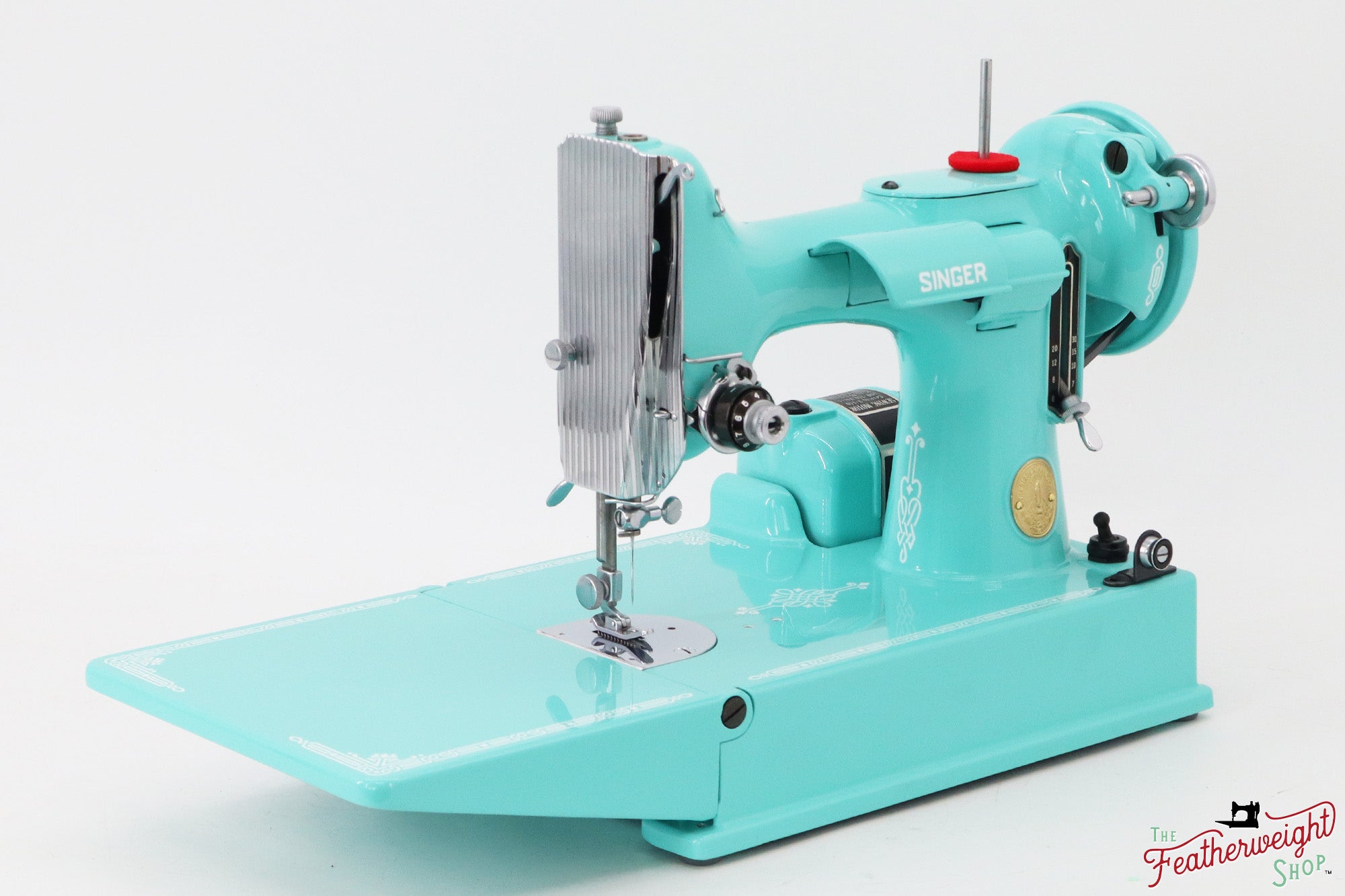 Singer Featherweight 221, AH334*** - Fully Restored in Tiffany Blue