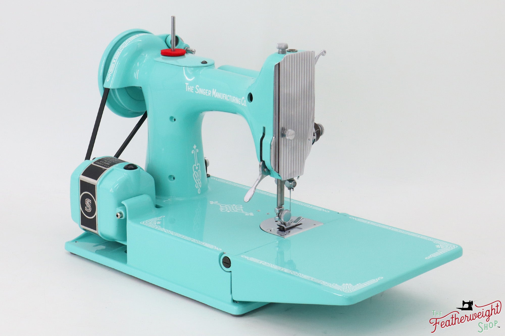 Singer Featherweight 221, AH334*** - Fully Restored in Tiffany Blue