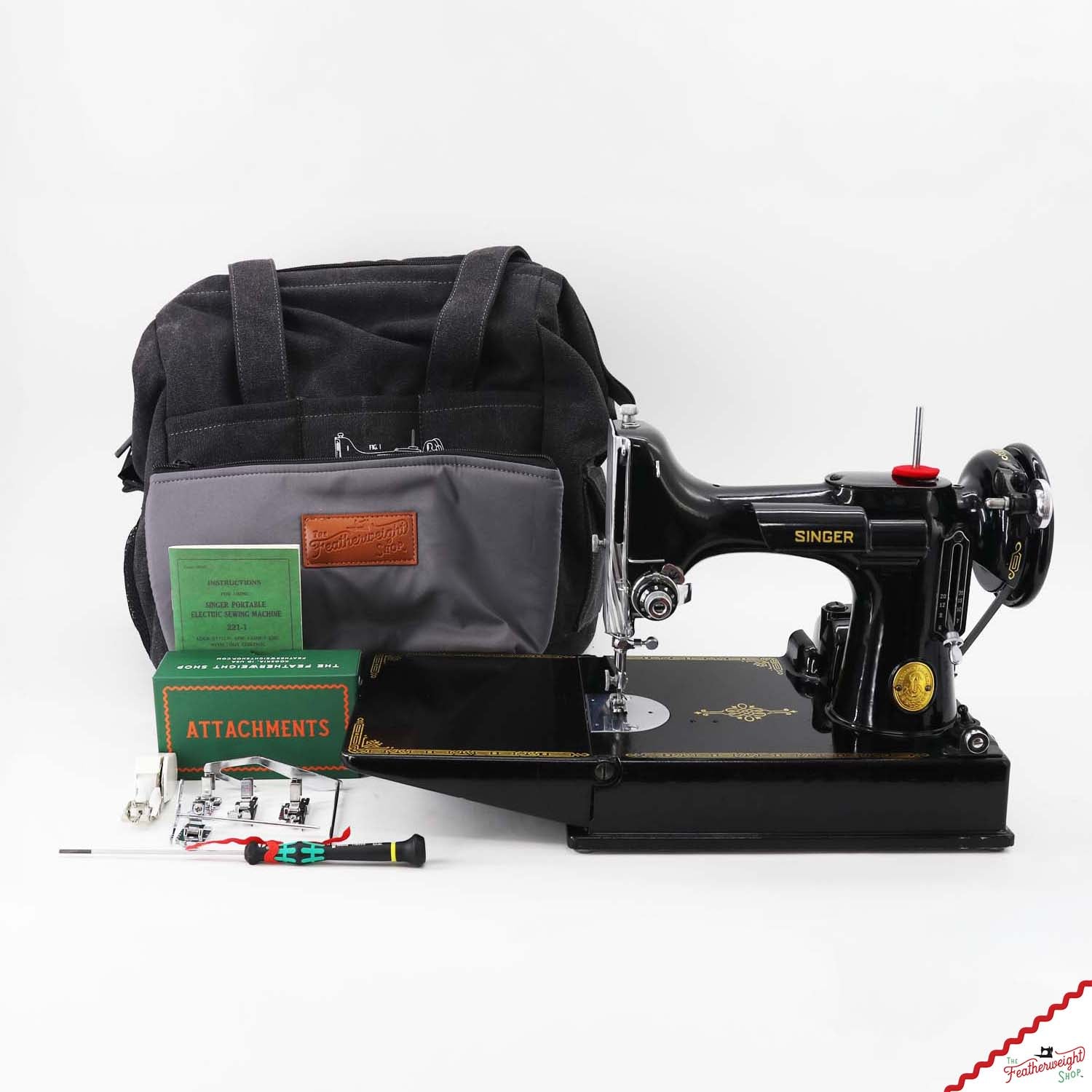 Singer Featherweight 221 Sewing Machine, AJ387*** - Quilter's Special!