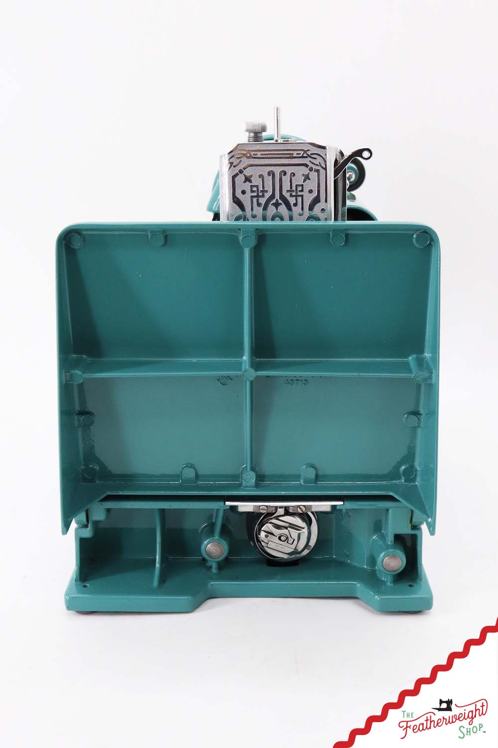 Singer Featherweight 221K, Centennial - EG9647**, Rare Great Britain Decal - Fully Restored in Lagoon