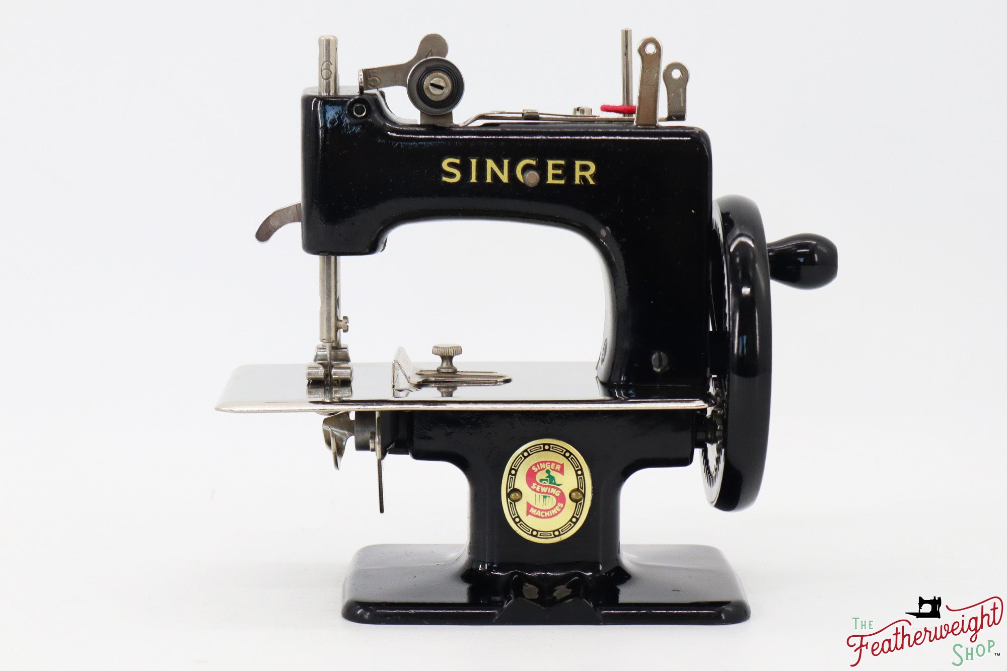 Singer Sewhandy Model 20 - Black, Red 'S' - RARE, Complete Set