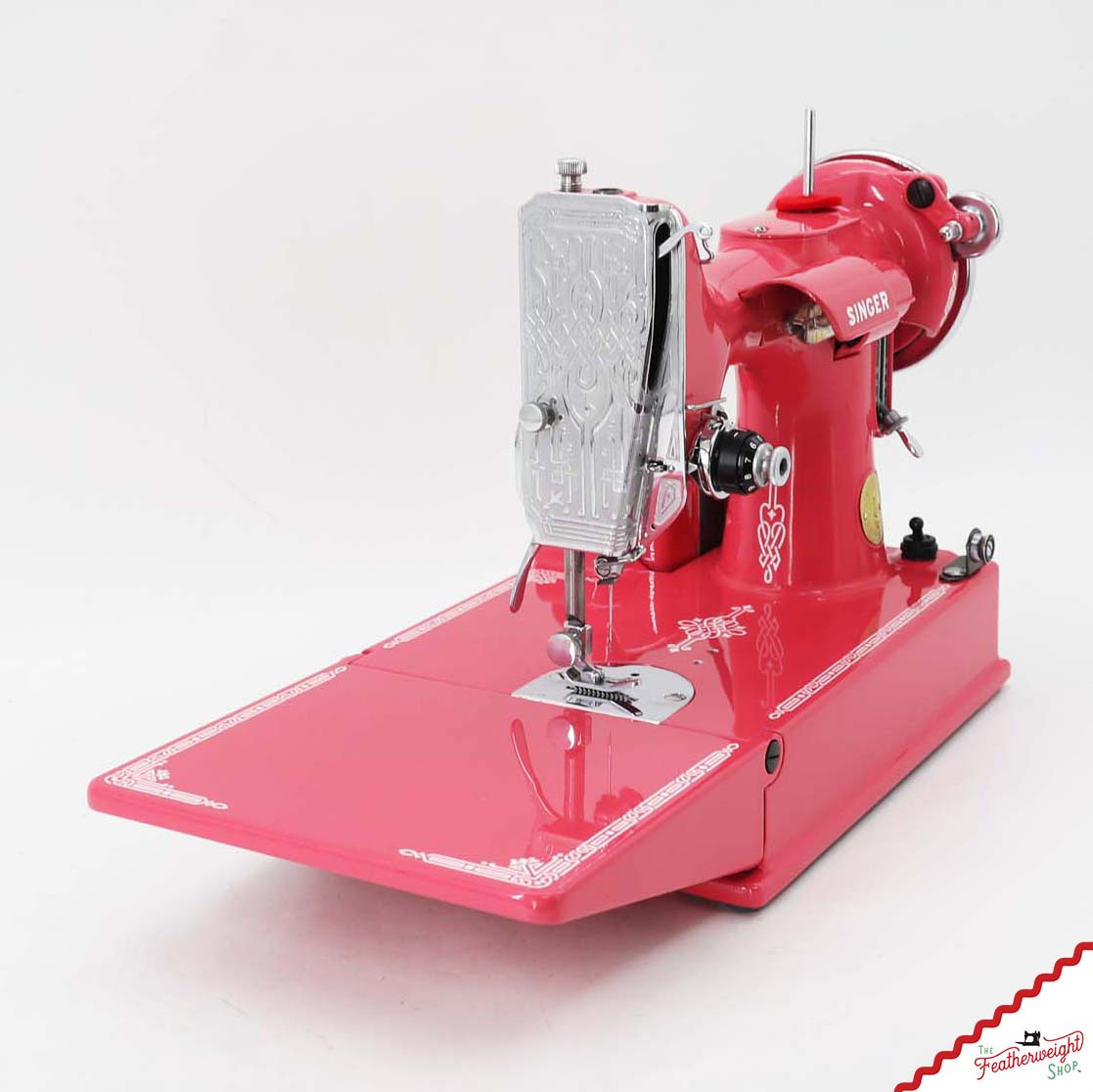 Singer Featherweight 221 AF595*** - Fully Restored in Happy Pink Grapefruit