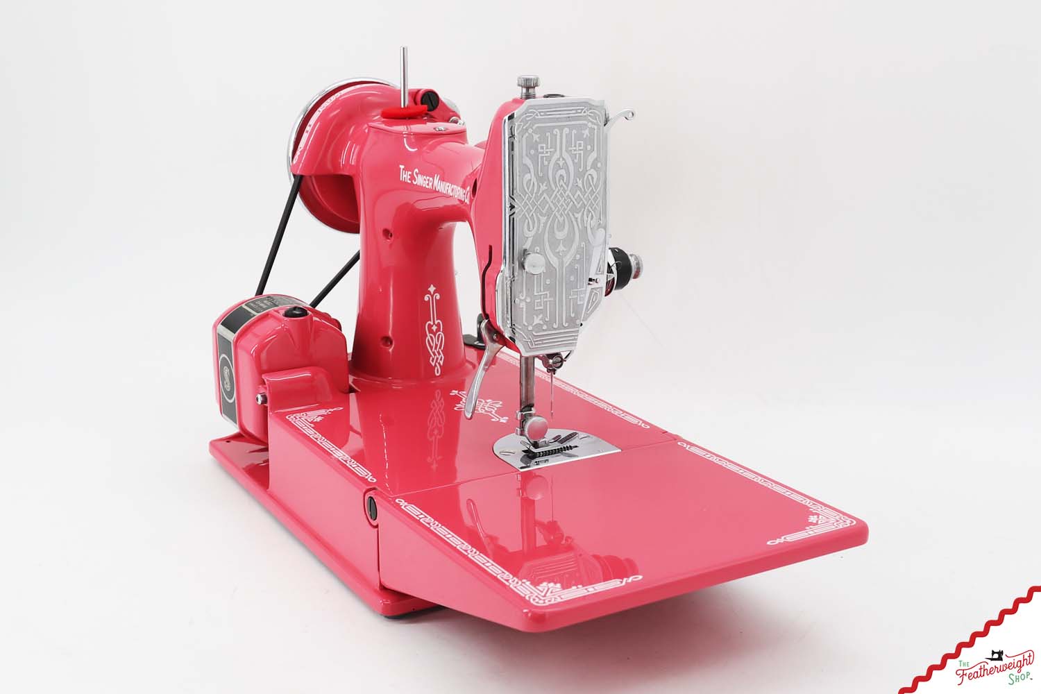 Singer Featherweight 221 AF595*** - Fully Restored in Happy Pink Grapefruit