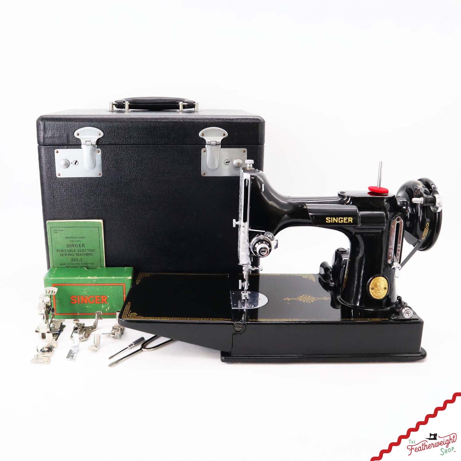 Singer Featherweight 221K Sewing Machine, EF5685** - 1949
