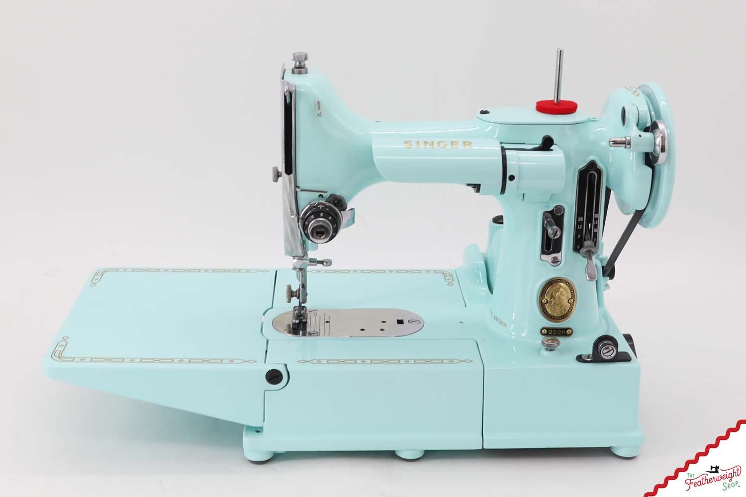 Singer Featherweight 222K - EJ6261** - Fully Restored in Snowflake Blue