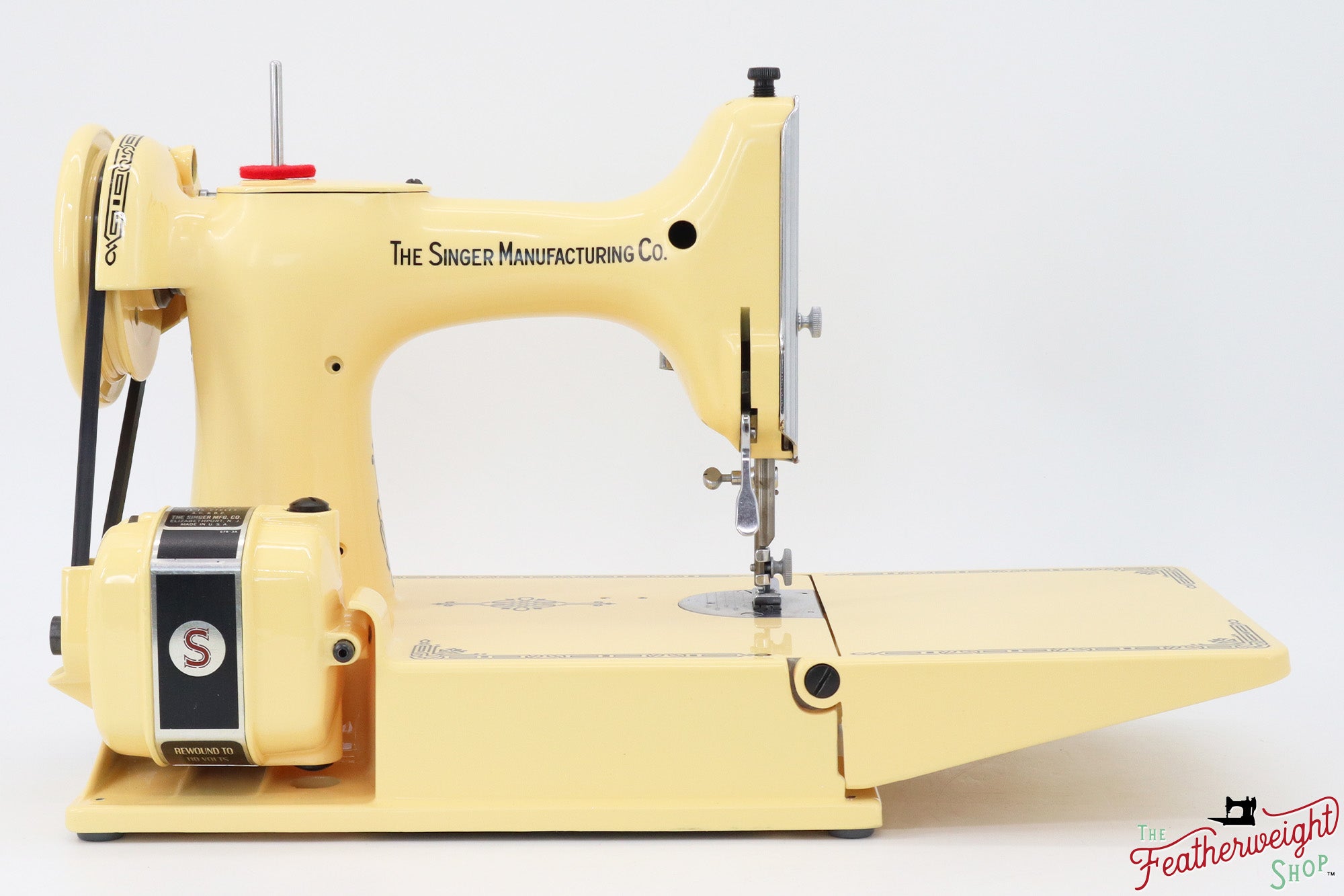 Singer Featherweight 221, AL562*** - Fully Restored in Happy Yellow