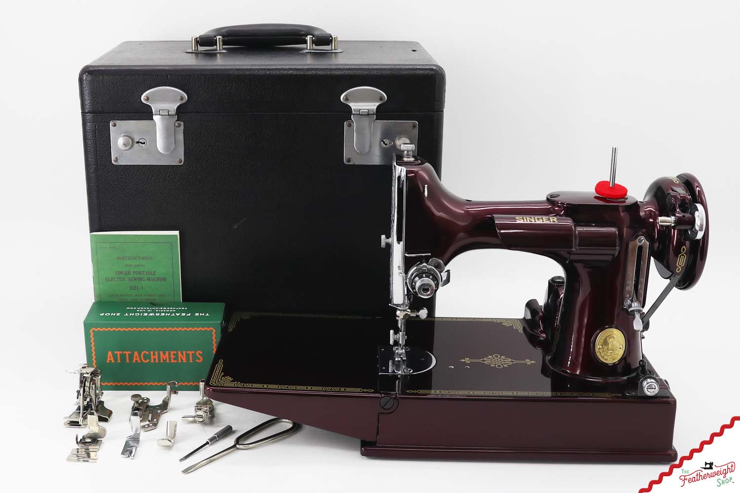 Singer Featherweight 221K - EE45834* - Fully Restored in Brandywine