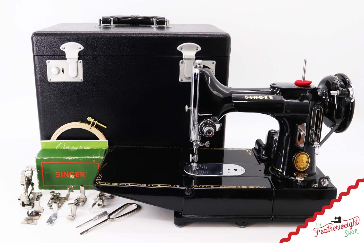 Singer Featherweight 222K Sewing Machine - EJ91363*, 1954