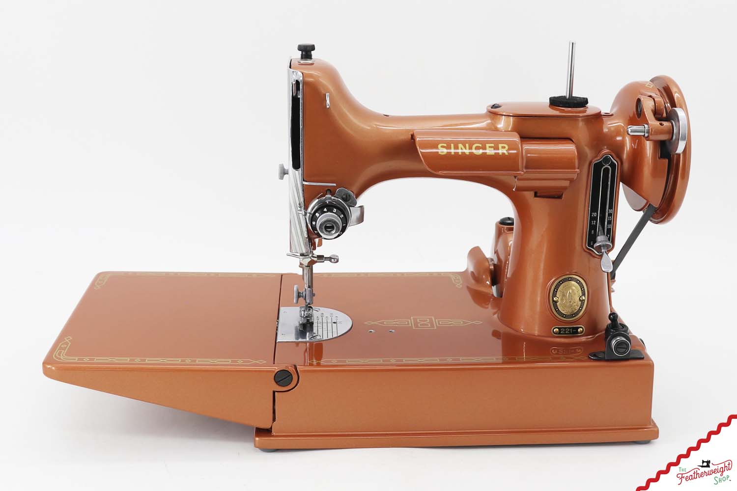 Singer Featherweight 221 AL922*** - Fully Restored in New Penny