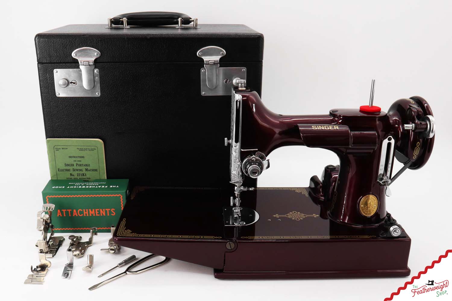 Singer Featherweight 221K - EE860*** - Fully Restored in Brandywine