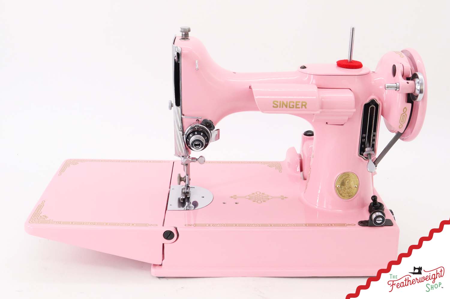 Singer Featherweight 221 AJ003*** - Fully Restored in Rosy Posy Pink