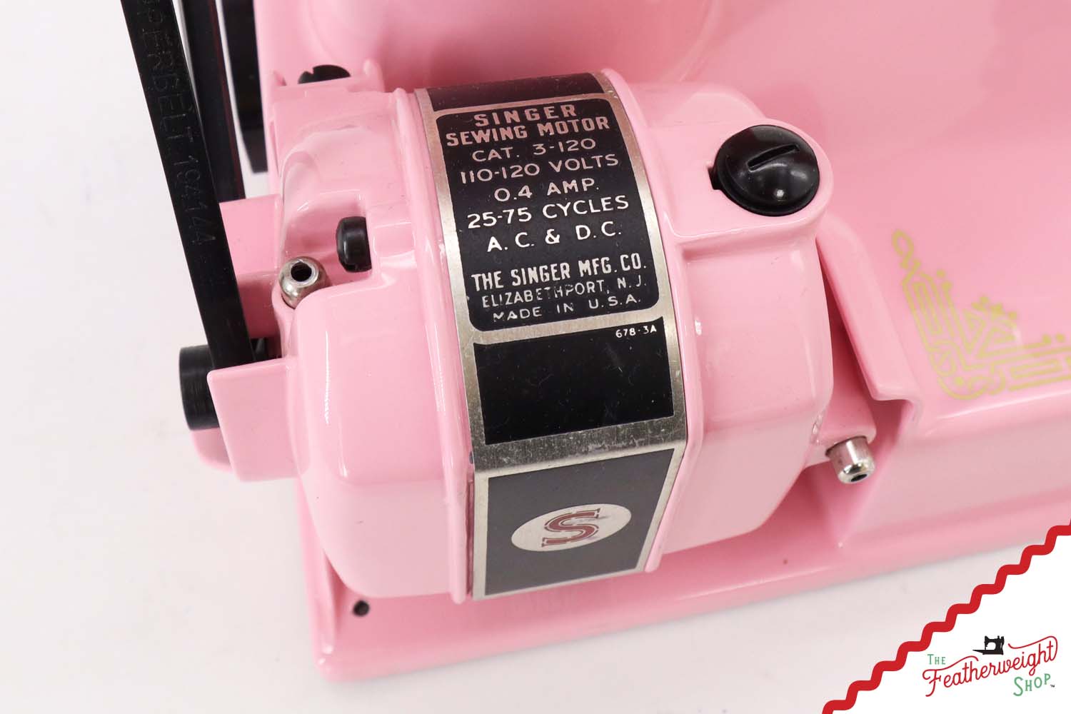 Singer Featherweight 221 AJ003*** - Fully Restored in Rosy Posy Pink