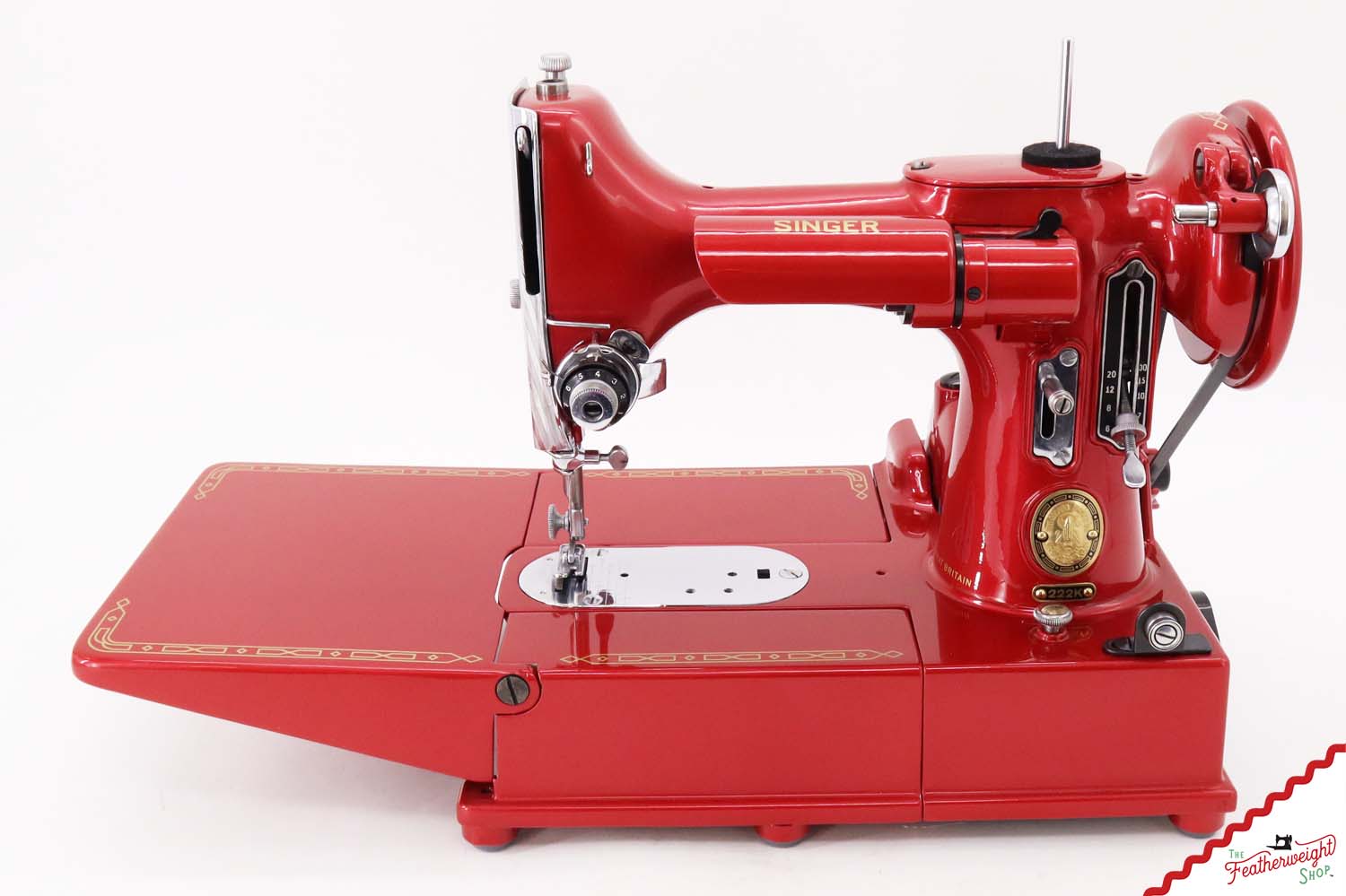 Singer Featherweight 222K - EJ2672** - Fully Restored in Candy Apple Red