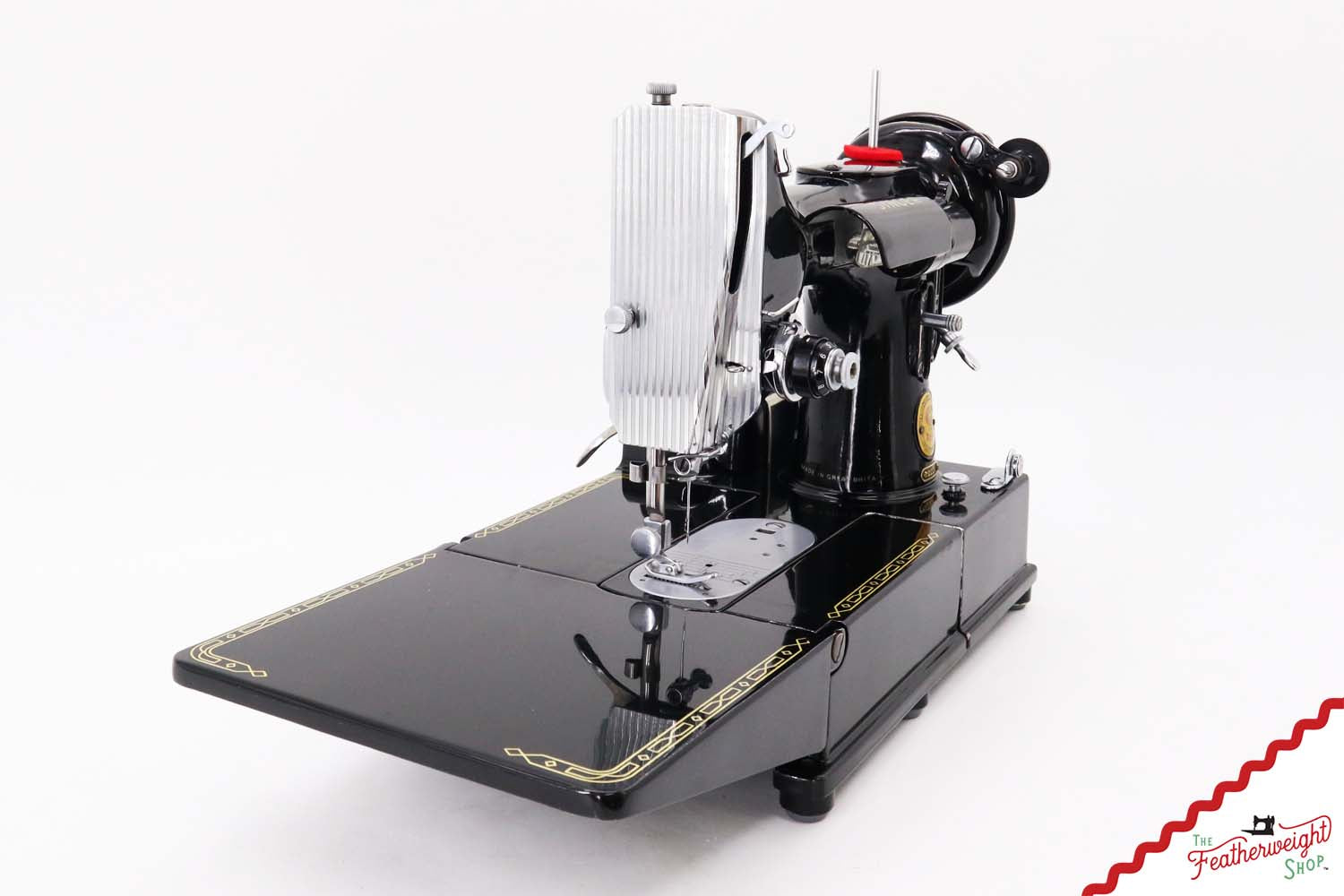 Singer Featherweight 222K Sewing Machine, Red 'S' - ES352*** - 1961