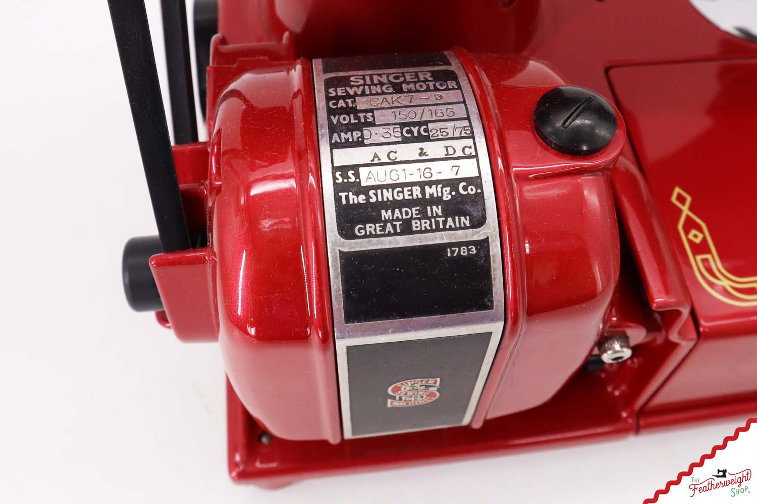 Singer Featherweight 222K - EJ2672** - Fully Restored in Candy Apple Red